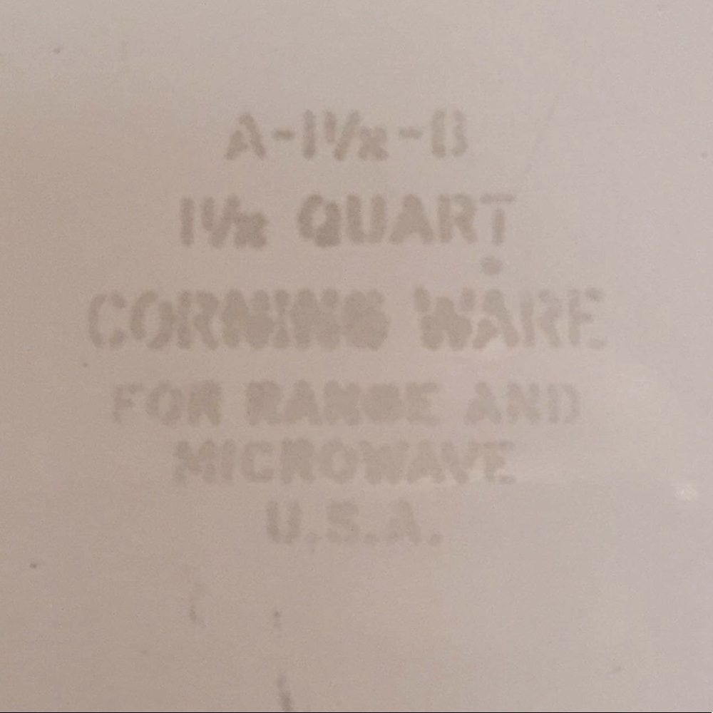 Vintage Corningware Blue Cornflower A-1 1/2-B Qt dish - Picture 6 of 7